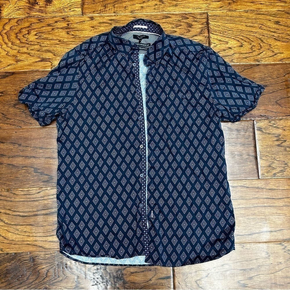 Ted baker London button‎ down short sleeve shirt